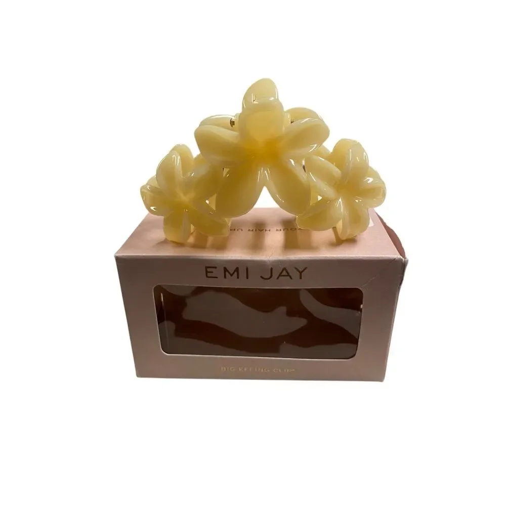 Emi Jay Big Effing Clip Hair Claw Miss Super Bloom Clip NIB
